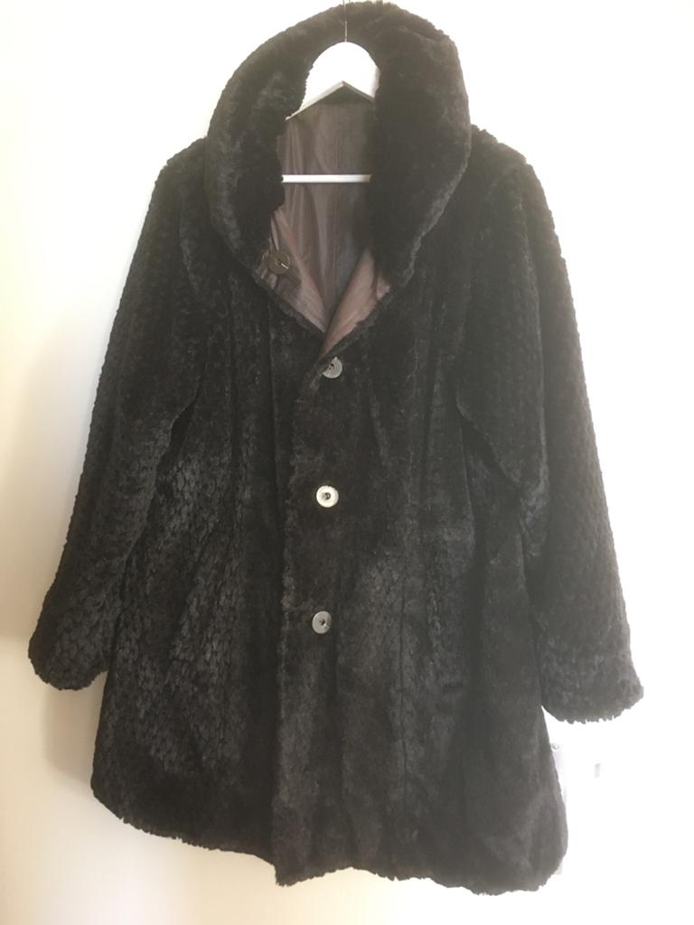 Chocolade bruine jas 2 kanten draagbaar nieuw maat 46 Loft, Ophalen of Verzenden, Nieuw, Maat 46/48 (XL) of groter, Bruin