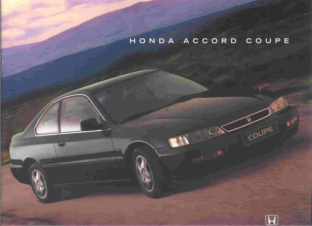 Honda Accord Coupé (maart 1996), Ophalen of Verzenden, Nieuw, Honda