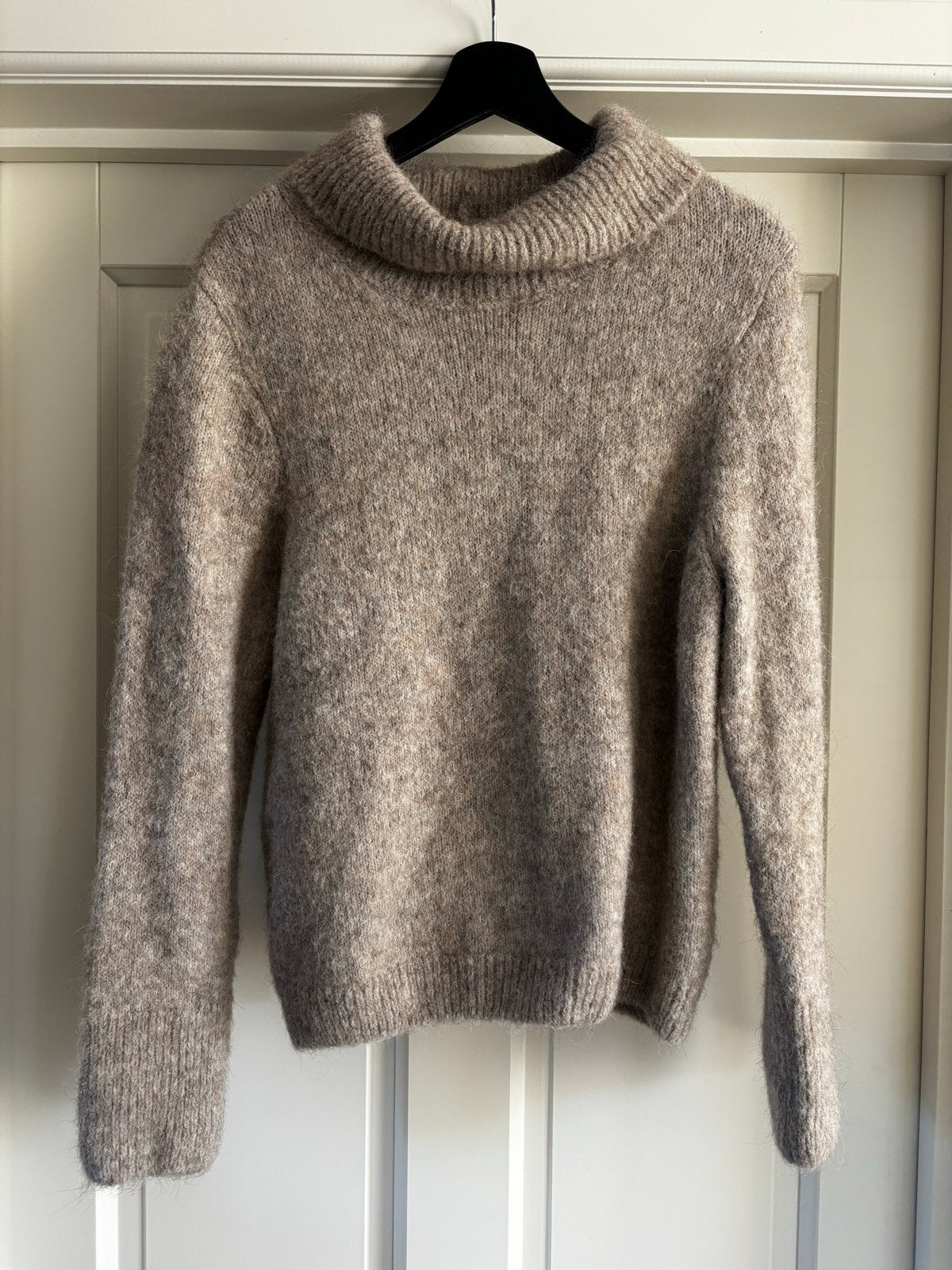 > Purdey coltrui beige alpaca, maat M, Ophalen of Verzenden, Zo goed als nieuw, Maat 38/40 (M), Beige