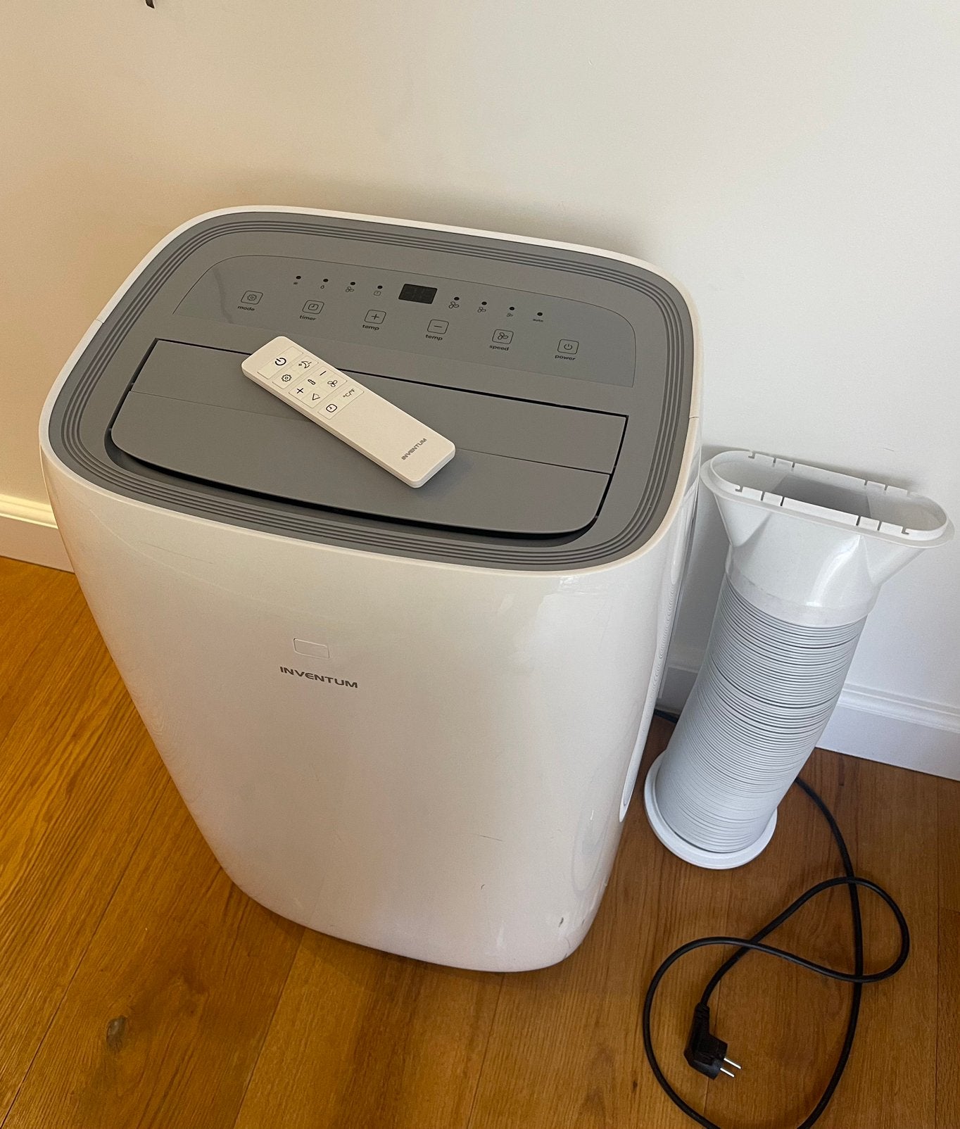 Inventum AC125W Mobiele Airco - 9000 BTU, Witgoed en Apparatuur, Airco's, Ophalen, Timer, 3 snelheden of meer, Zo goed als nieuw
