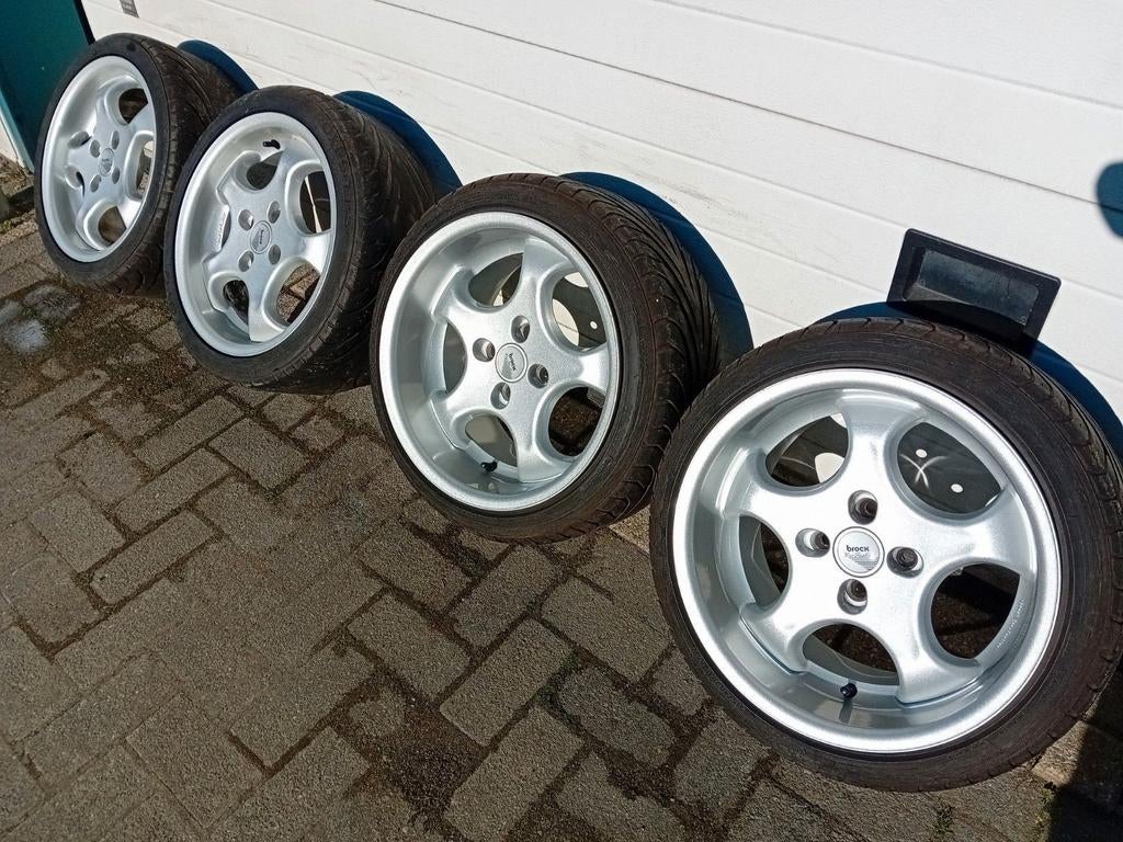 Brock B2 16" 4x100 Breedset NIEUWSTAAT, Bieden !, Ophalen, Gebruikt
