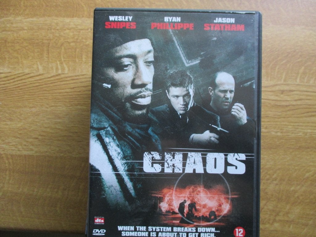 wesley snipes-jason statham: chaos (12), Alle leeftijden, Ophalen of Verzenden, Zo goed als nieuw
