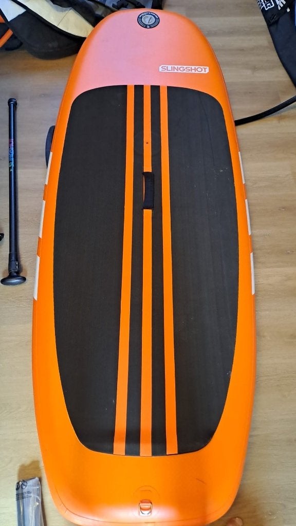 Slingshot Tracker 7'0" Inflatable, Gebruikt, Minder dan 250 cm, Plank, Ophalen