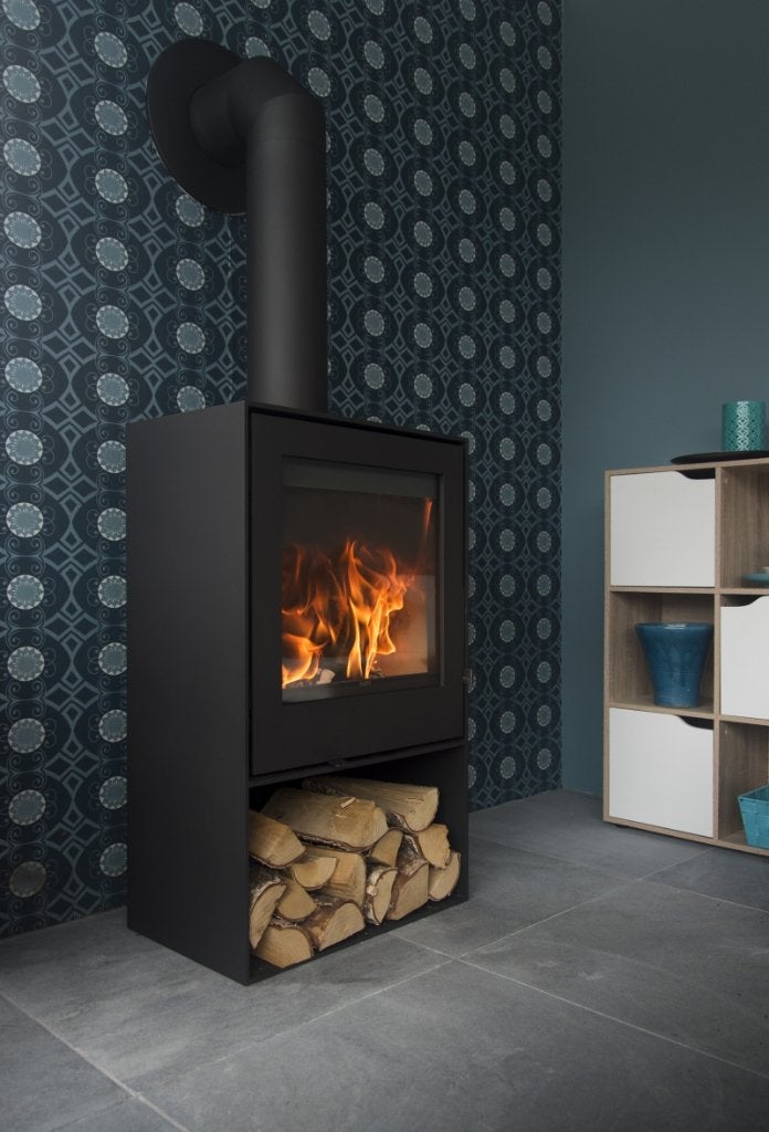 Houtkachel Saey Qube 6  Klassiek innovatief., Meerkleurig, Overige materialen, Overige stijlen, Nieuw