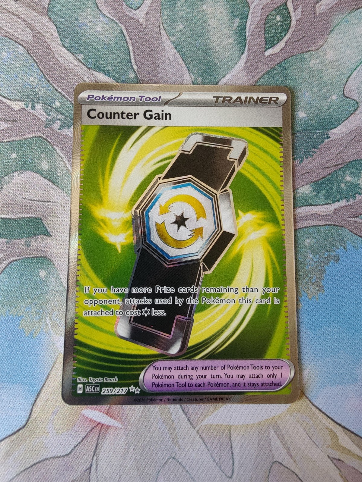Pokemon ascended heroes counter gain 259/217, Ophalen of Verzenden, Nieuw, Losse kaart, Foil
