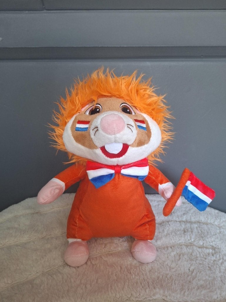 AH hamster oranje met vlaggetje, Albert Heijn, Overige typen, Ophalen of Verzenden, Zo goed als nieuw