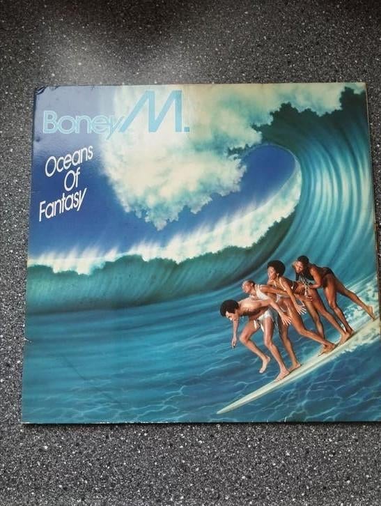 Boney M. - Oceans of Fantasy LP (incl. lyrics binnenhoes), Cd's en Dvd's, Vinyl | Pop, Gebruikt, Ophalen of Verzenden, 1970 - 1979