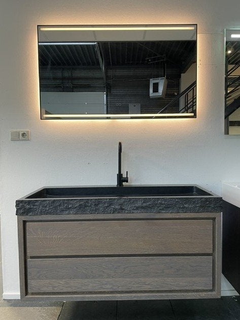 badmeubel MASSIEF EIKEN 120cm MOETZ/FORZALAQUA, Ophalen, Overige typen, Nieuw, Moetz