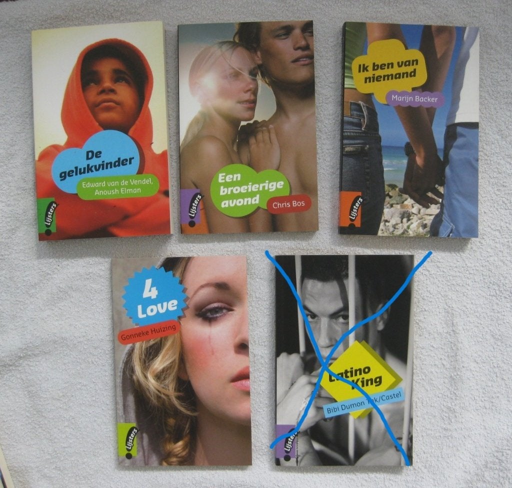 4Love, De Gelukvinder,  e.a. 4 x Jonge Lijsters, Ophalen of Verzenden, Diverse auteurs, Nederland