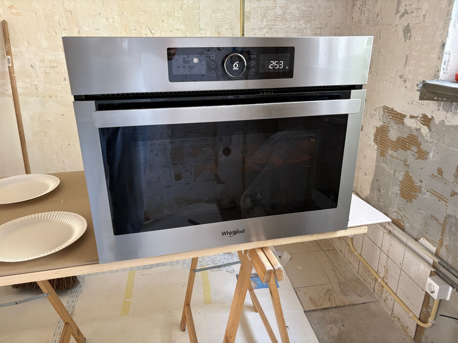 Whirlpool Sense 6 Inbouw Combi Magnetron, Witgoed en Apparatuur, Ovens, Ophalen, 45 tot 50 cm, Whirlpool, Hete lucht