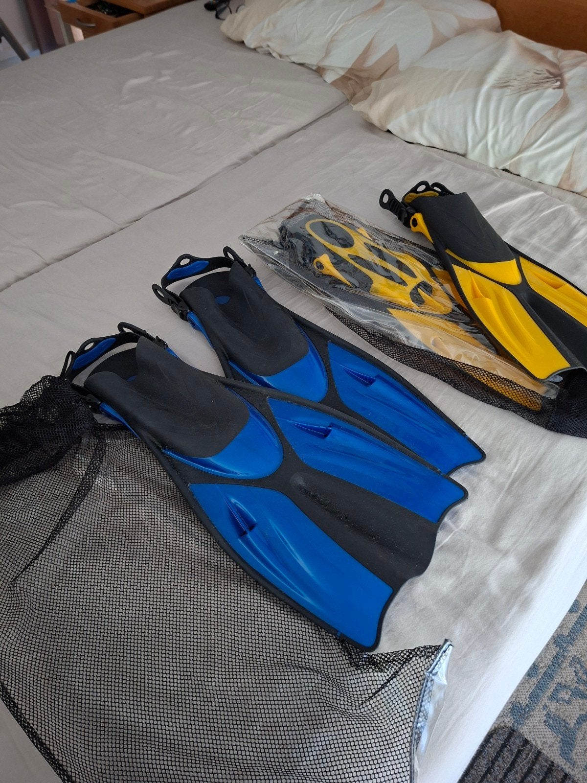 Zwemvliezen - Slechts 1 maal gebruikt - Maat 39/40 en 43/44, Watersport en Boten, Ophalen of Verzenden