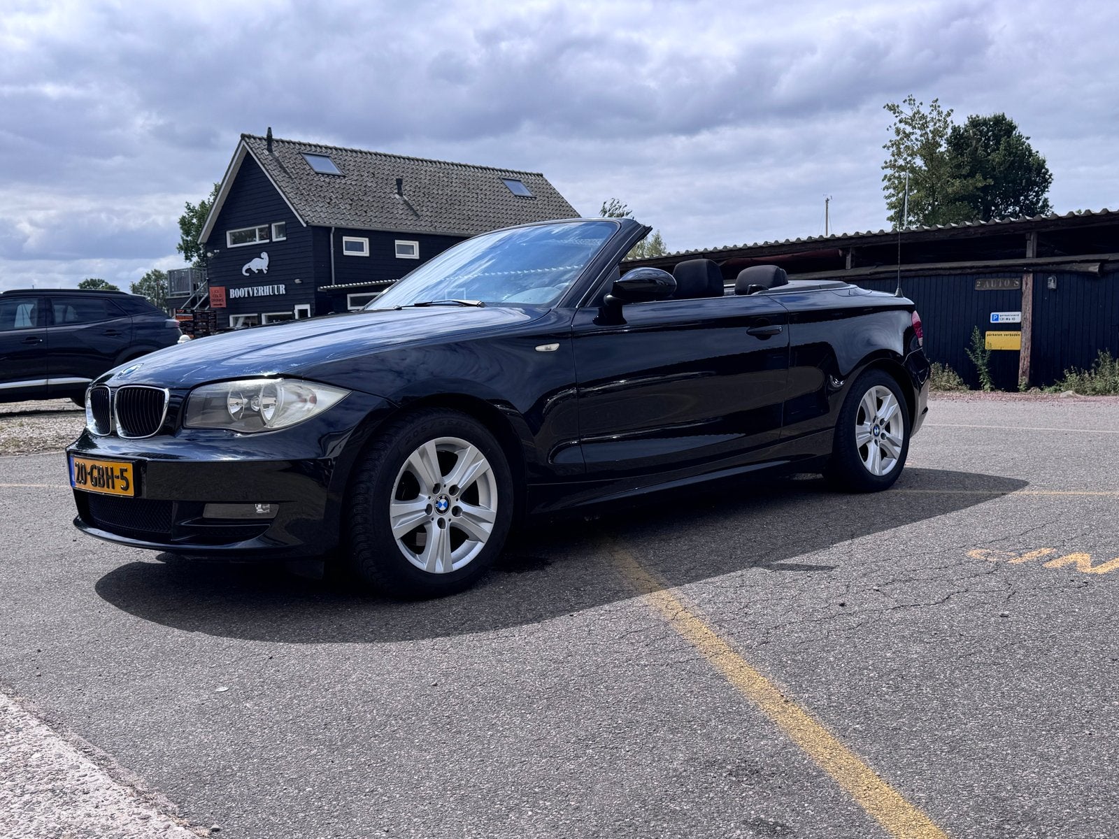 BMW 1-Serie 2.0 118I Cabrio 2008 Zwart, 1-Serie, 1995 cc, Zwart, Cabriolet