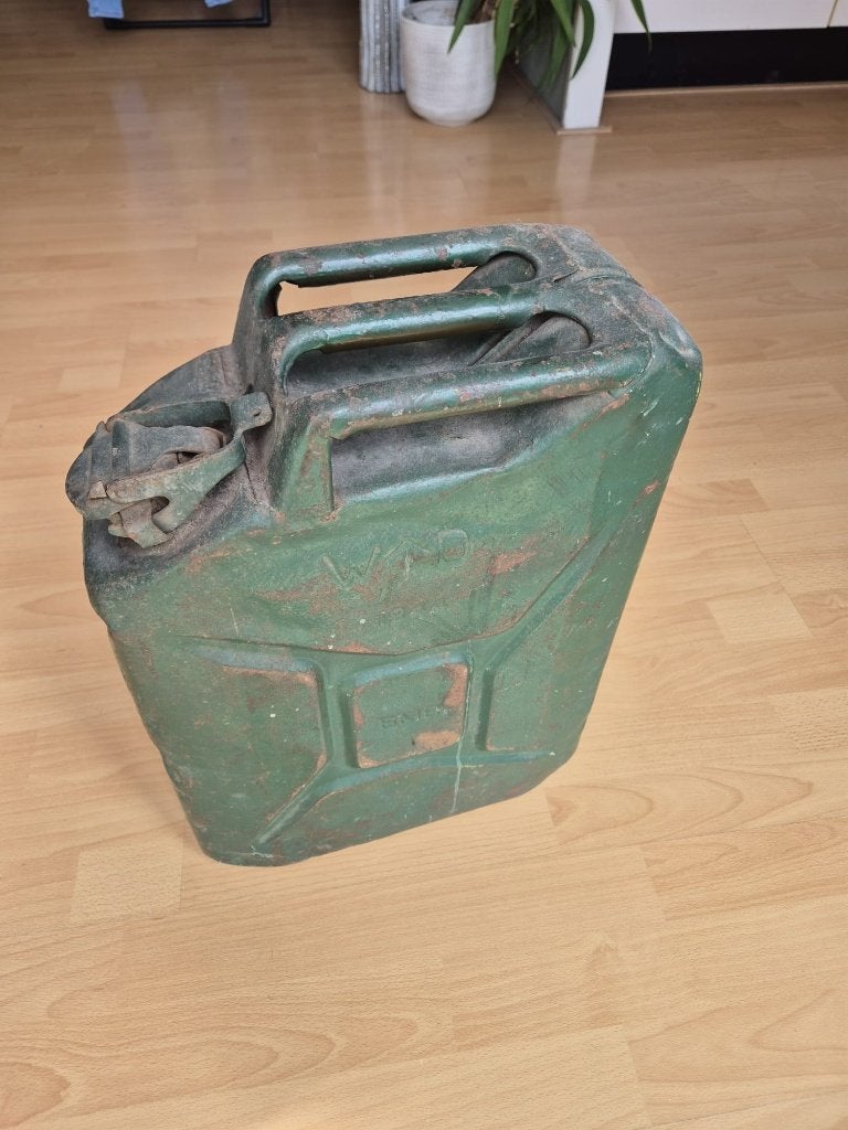Originele Britse jerrycan WWII - WD 1944 - Militairia, Ophalen, Engeland, Overige typen