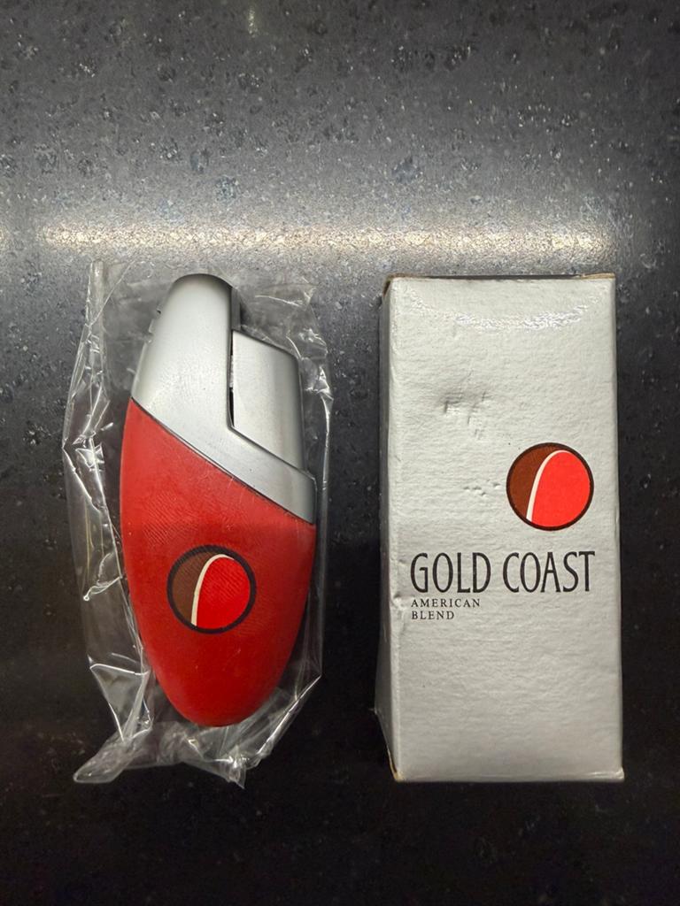 Gold Coast collectors item aansteker nieuw fan merch, Verzamelen, Rookartikelen, Aanstekers en Luciferdoosjes, Ophalen of Verzenden
