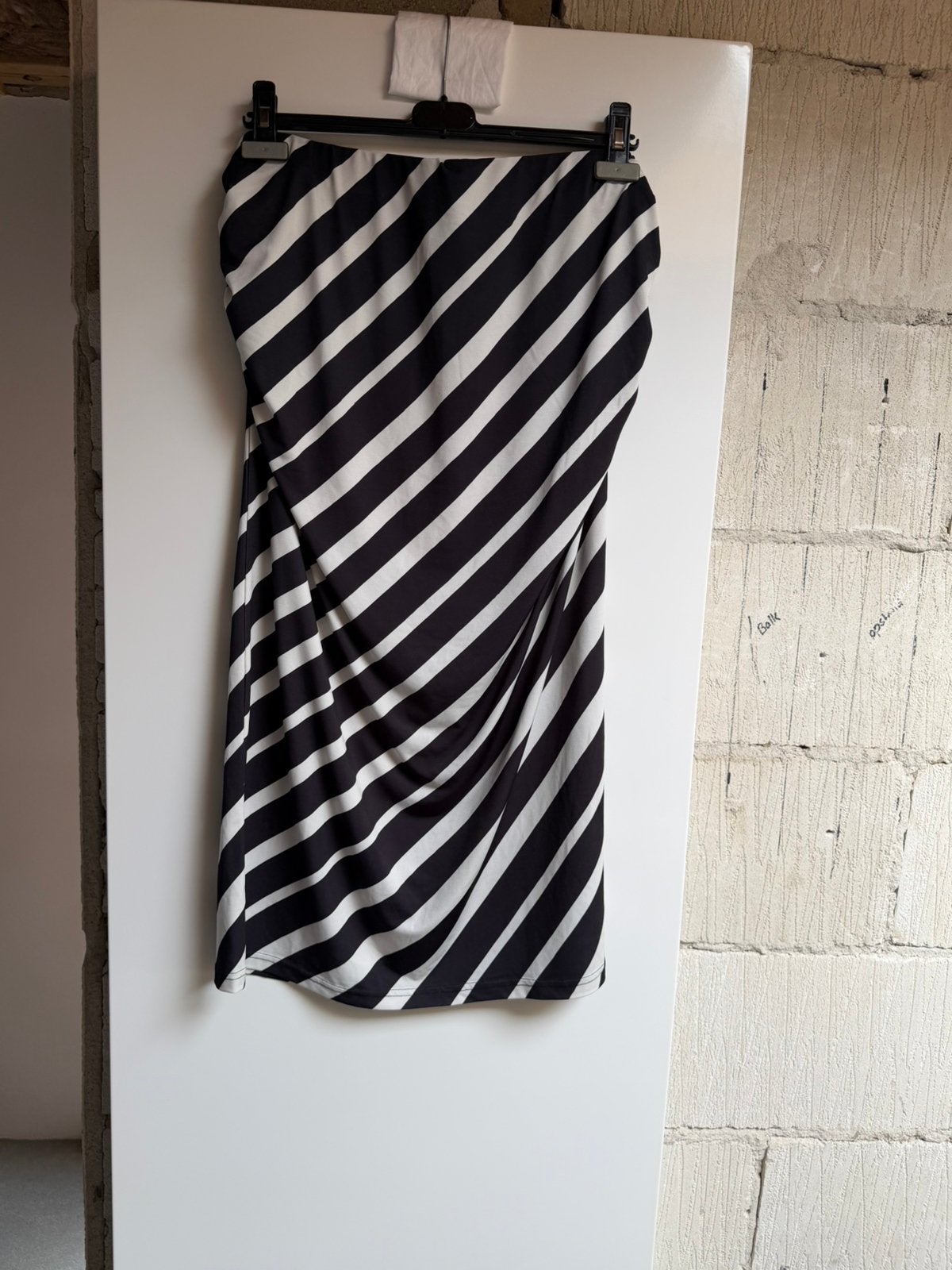 Zwart-wit rok H&M mt. XXL, Zwart, Maat 46/48 (XL) of groter, Ophalen of Verzenden, Zo goed als nieuw