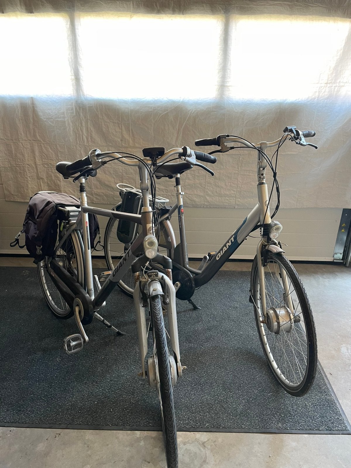 2x giant elektrische fietsen, Ophalen, Minder dan 10 versnellingen, Vering, Giant