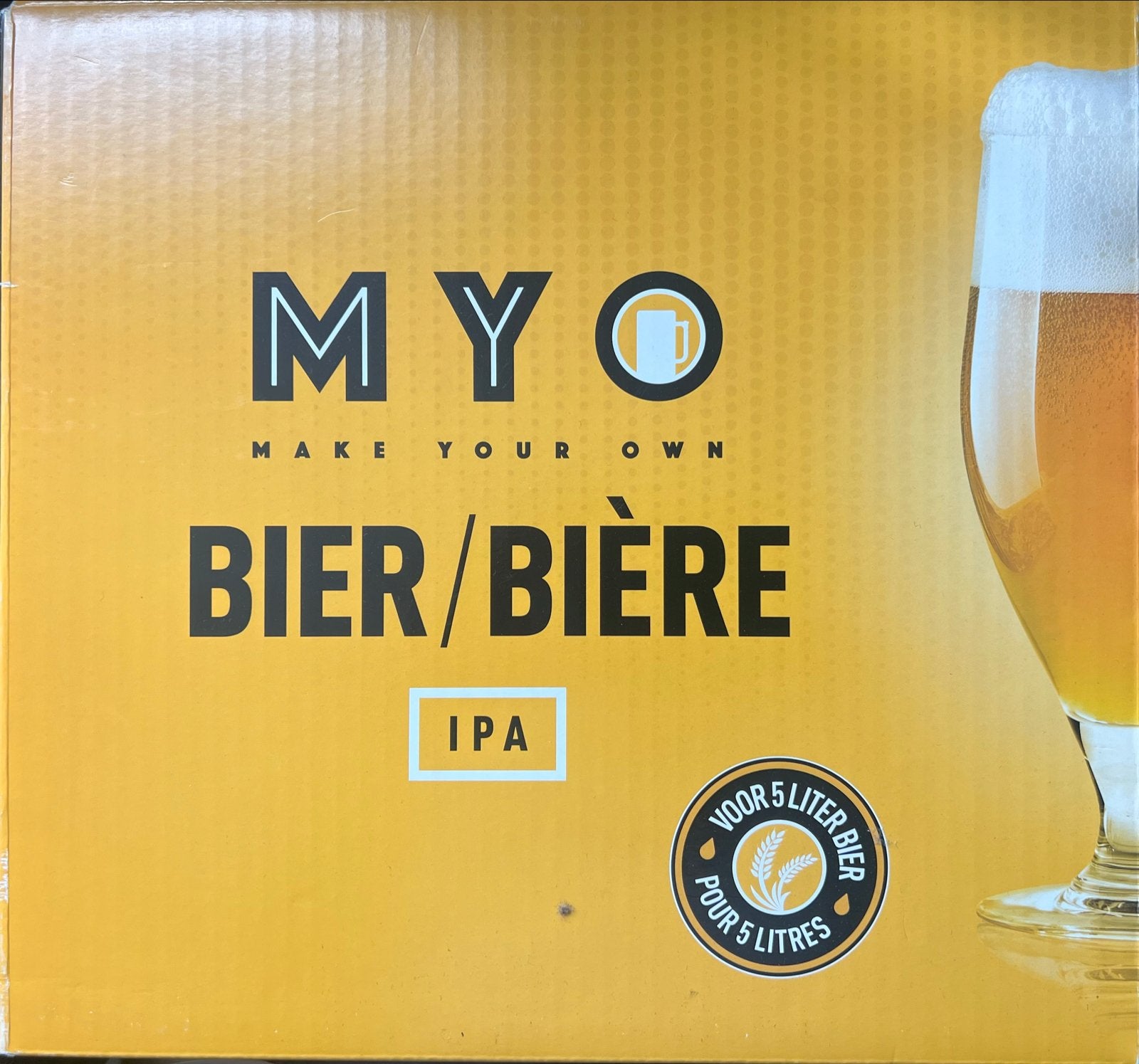MYO Make Your Own Bier Brouwpakket IPA 5L, Overige thema's, Nieuw, Meerkleurig, Ophalen of Verzenden