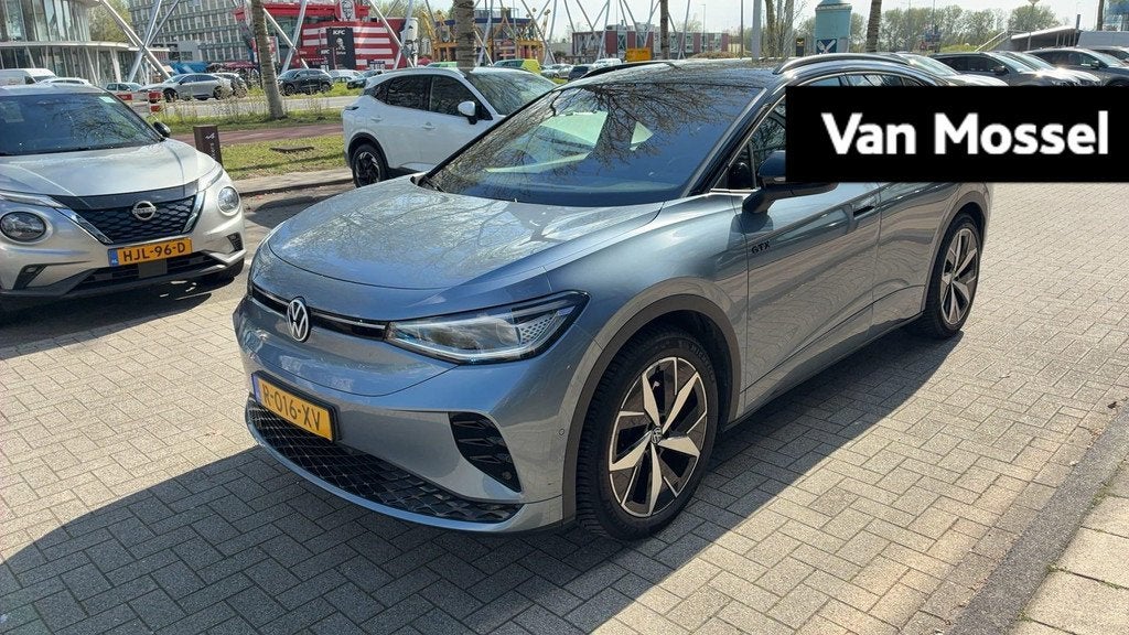 Volkswagen ID.4 GTX 4Motion 77 kWh | Apple Carplay / Android, Auto's, Volkswagen, 12 maanden, Stof, Gebruikt, Blauw