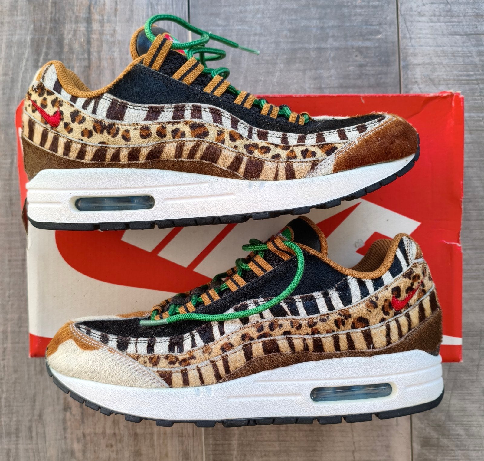 Nike Air Max 95/1 "Hybrid Soleswapped" 40.5, Kleding | Heren, Schoenen, Overige kleuren, Nike, Ophalen of Verzenden, Sneakers of Gympen