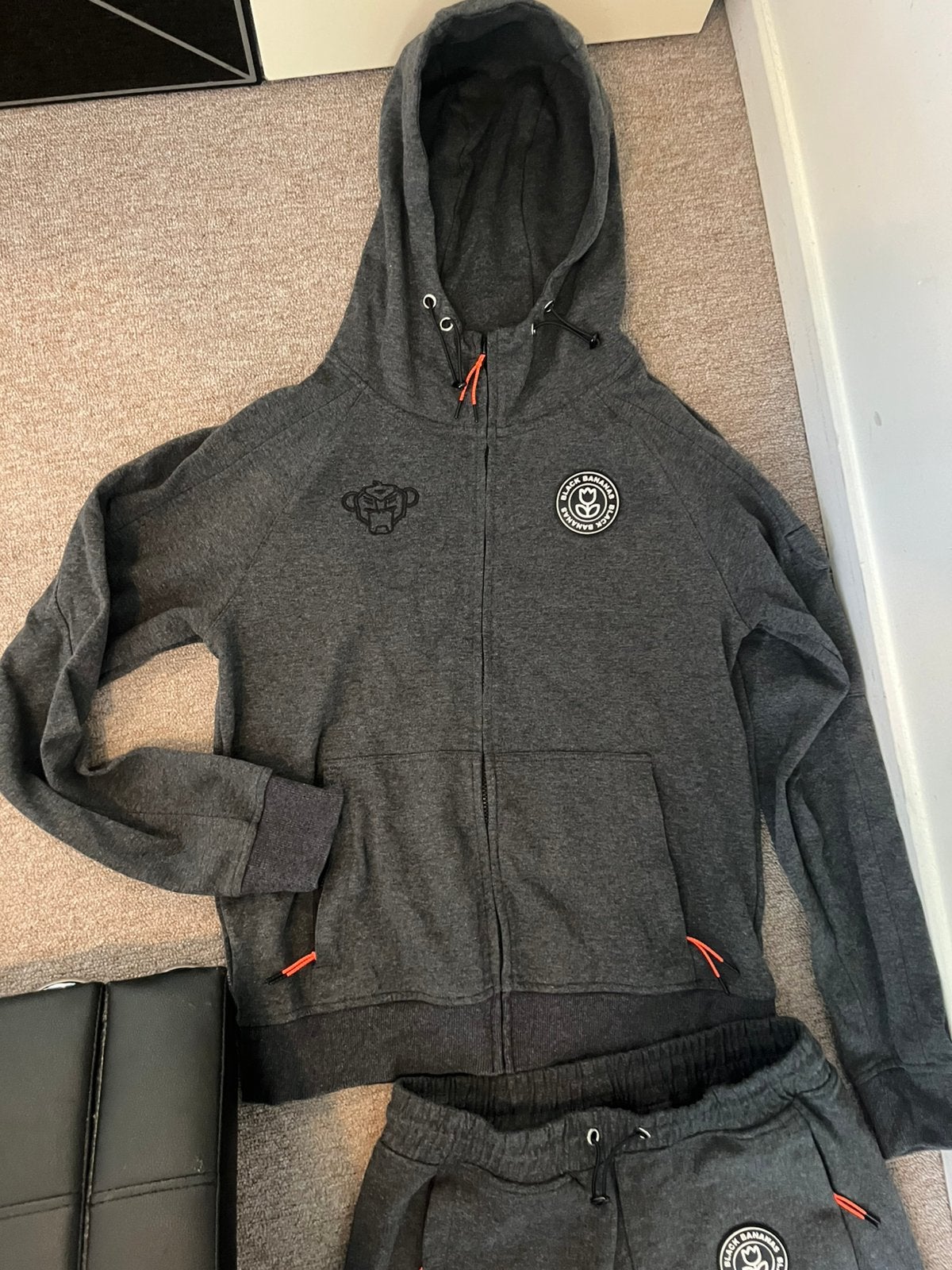 Black Bananas Trainingspak Tracksuit Joggingpak M, Ophalen of Verzenden, Zo goed als nieuw, Zwart, Algemeen