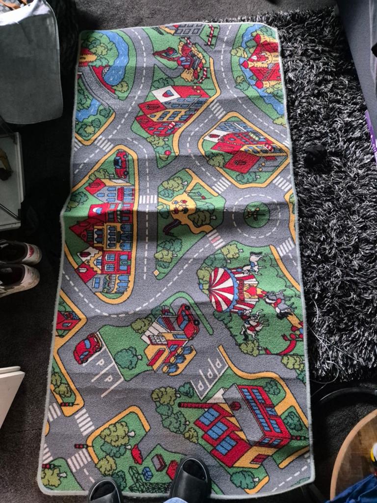 Auto speelkleed, Ophalen