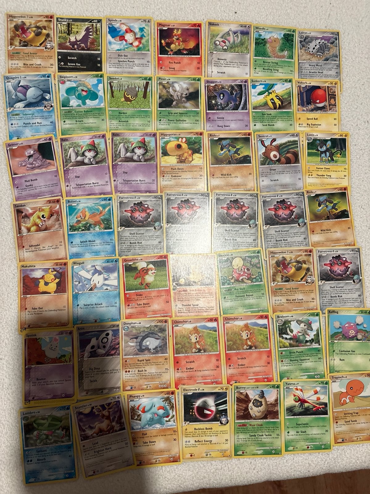 Vintage Pokémon Lot (~45x) | DP & Platinum Era | Good tot NM, Hobby en Vrije tijd, Ophalen of Verzenden, Zo goed als nieuw, Meerdere kaarten
