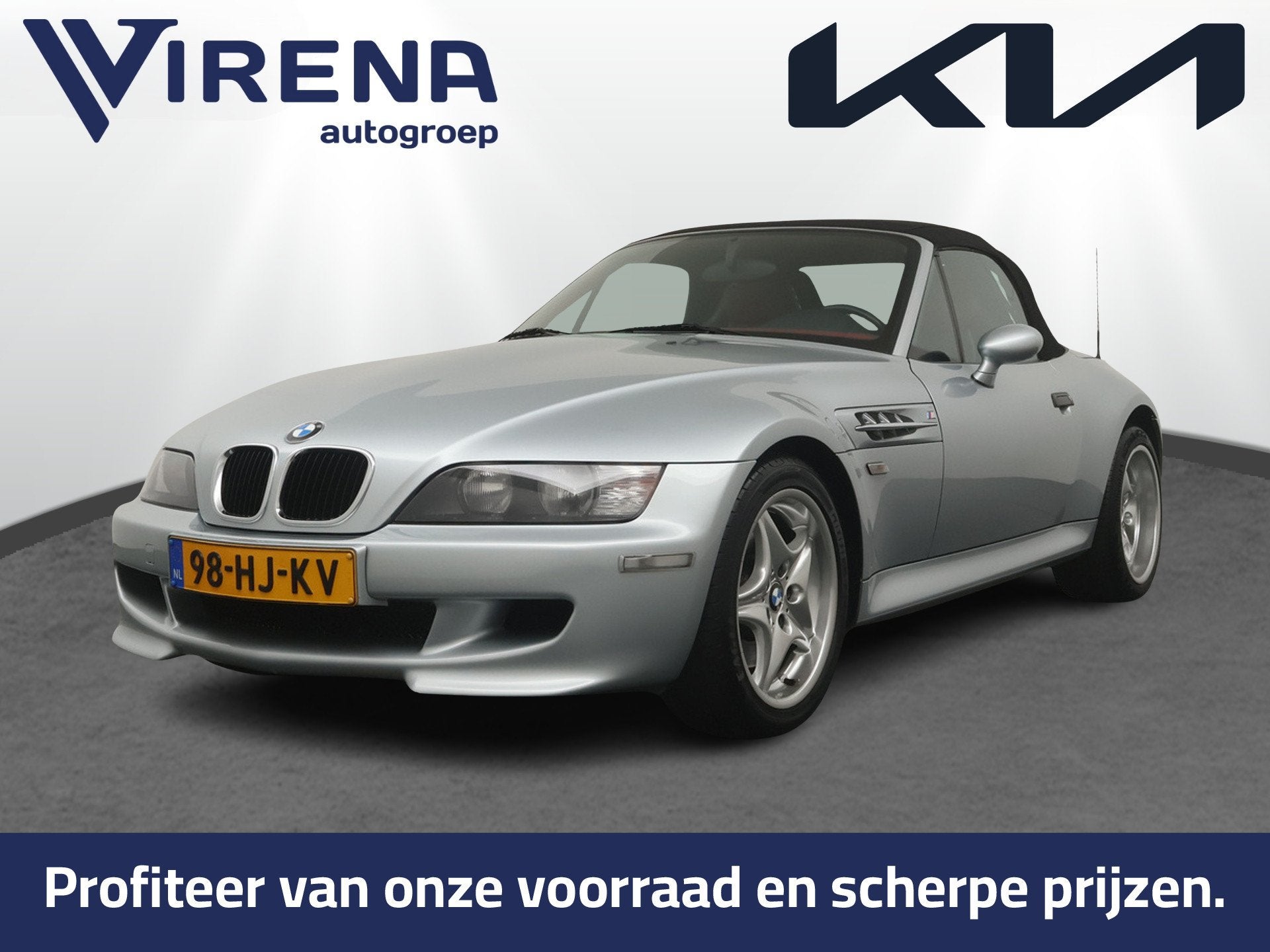 BMW Z3 Roadster 3.2 M - Airco - Stoelverwarming - 321 PK - V, Auto's, Oldtimers, Dealer onderhouden, Achterwielaandrijving, 3201 cc