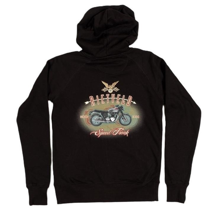 Rietveld speed freak hoodie black xxl, Info@workingclassrebel.com, Zwart, Nieuw, Overige maten