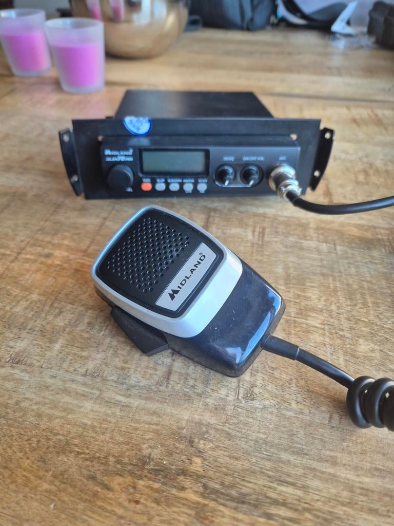 Midland Alan 78 Pro CB Transceiver met microfoon, Ophalen of Verzenden, Gebruikt, 15 km of meer, Portofoon of Walkie-talkie
