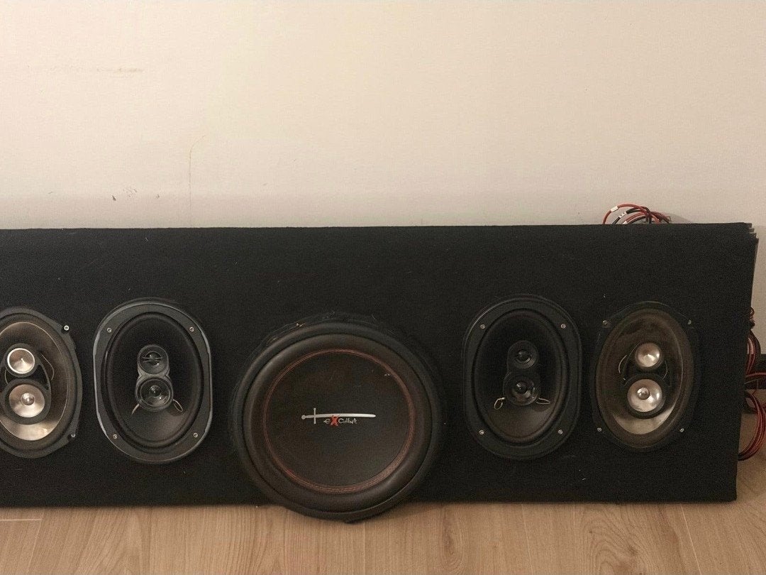 subwoofer voor in de auto, Ophalen, Zo goed als nieuw