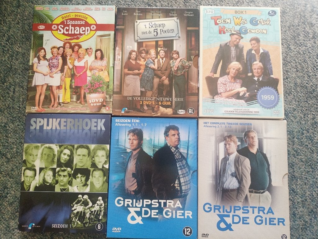 Nederlandse Tv series dvd vanaf..., Cd's en Dvd's, Alle leeftijden, Nederlands, Zo goed als nieuw, Komedie
