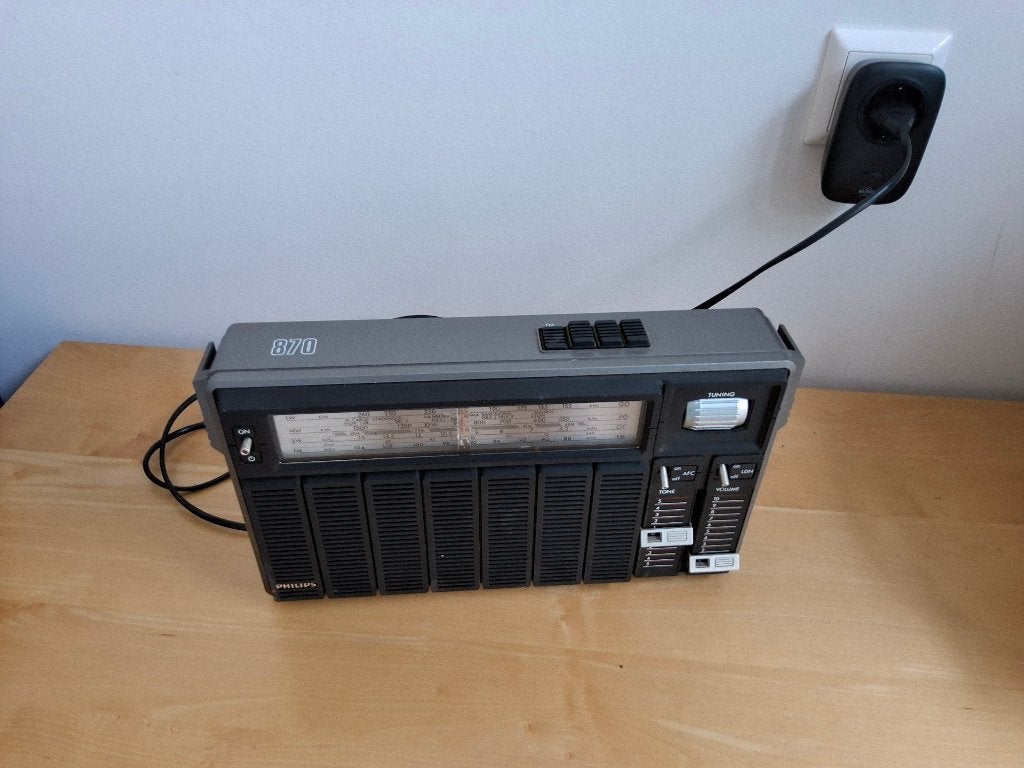 Transistor radio PHILIPS 870 ( 90AL870/00S) vintage, Ophalen of Verzenden, Gebruikt, Transistorradio