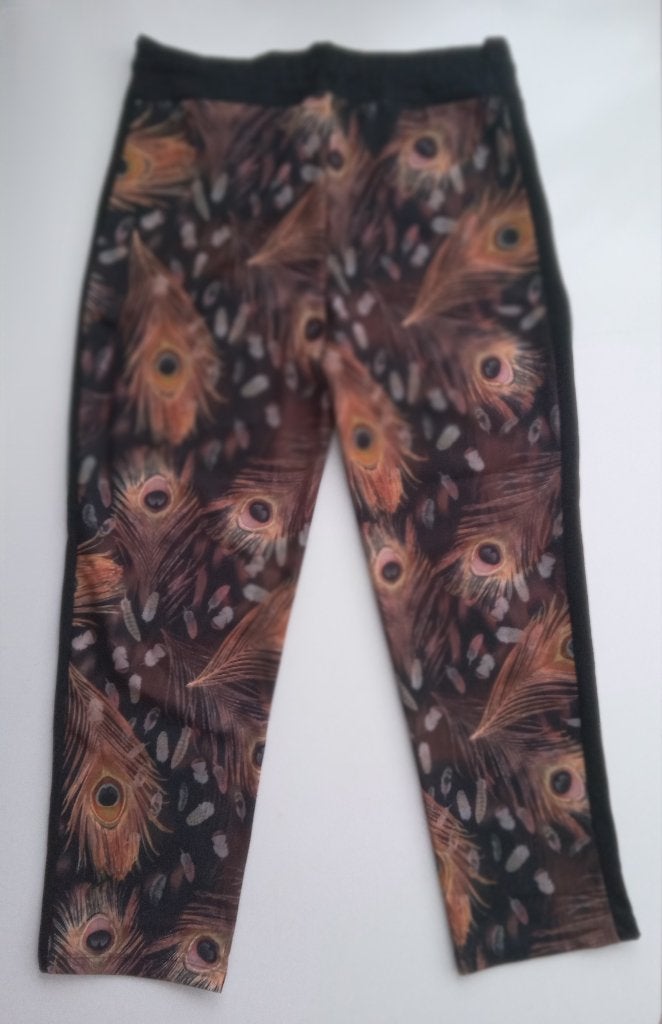 Pescara stretch broek met print, maat XL, nieuw, Kleding | Dames, Broeken en Pantalons, Oosterveldweg 15, 7274 DZ, Bruin, Verzenden