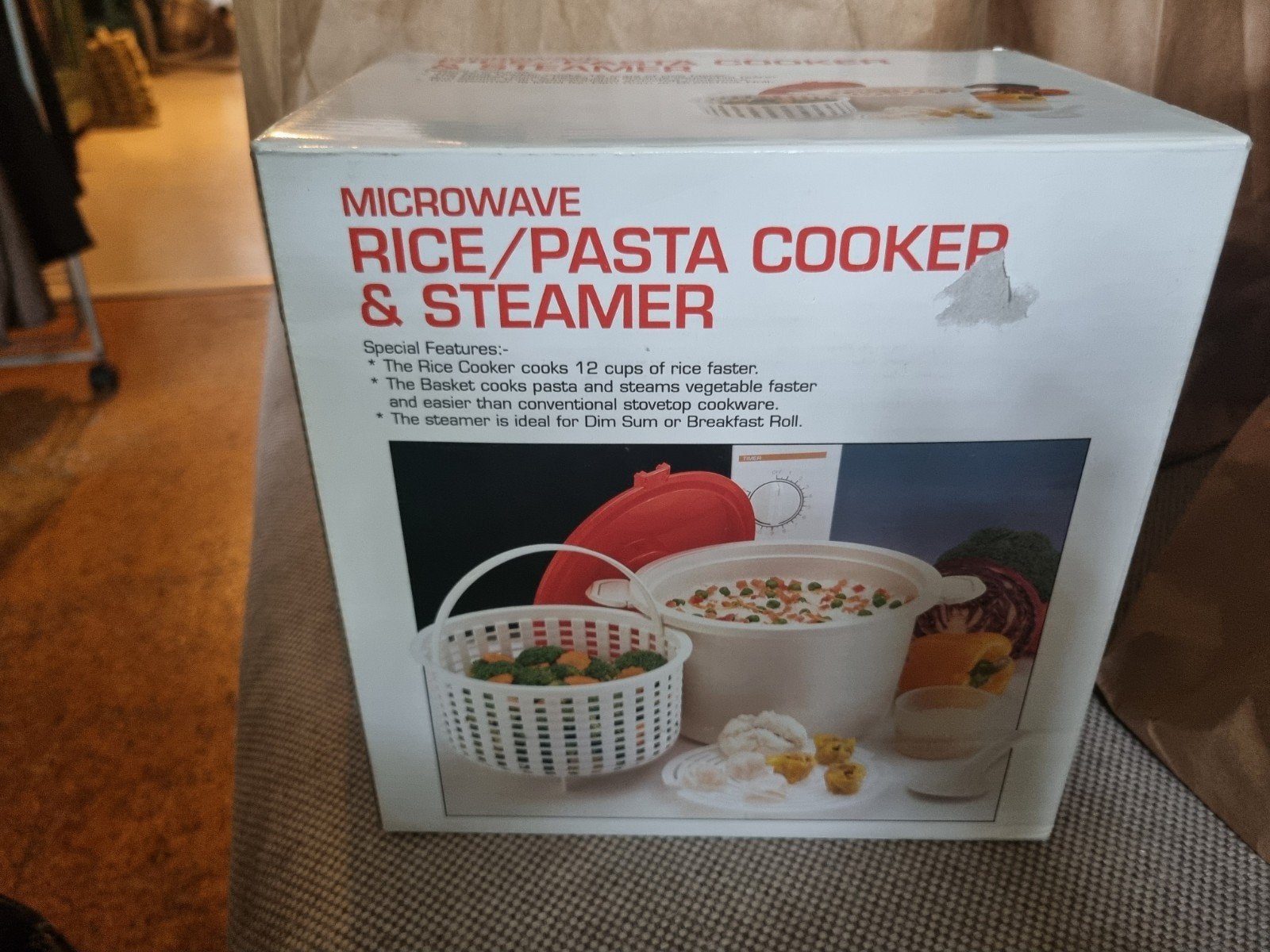 Rijstkoker/stomer microwave, Ophalen of Verzenden, Nieuw