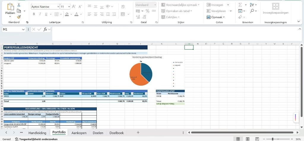 Slim Beleggingsplan Excel Template, Computers en Software, Educatie- en Cursussoftware, Ophalen, Nieuw, Software cursus, Windows