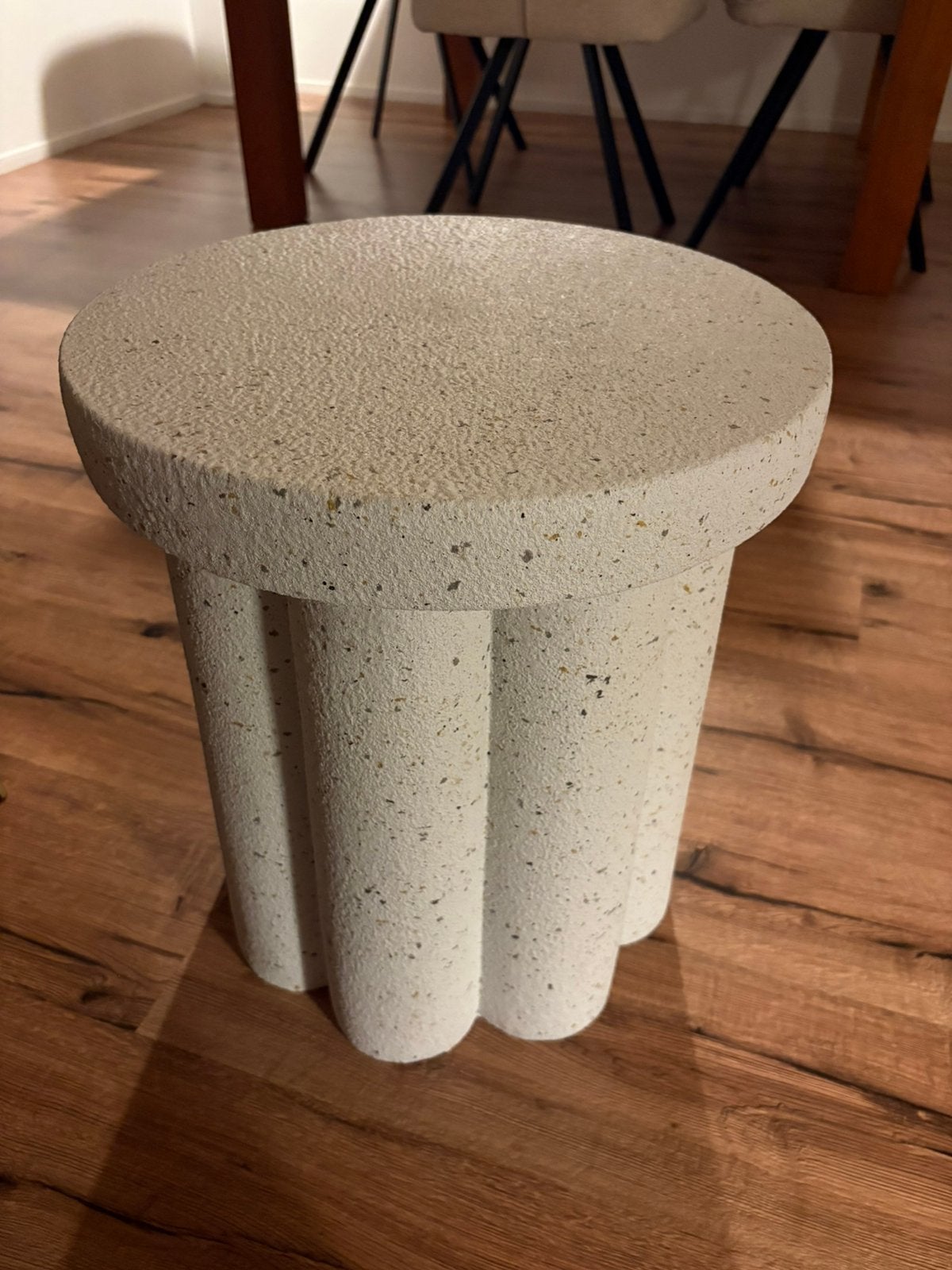 Bijzettafel malmo xenos wit, Zo goed als nieuw, Ophalen, 45 tot 60 cm, Minder dan 55 cm