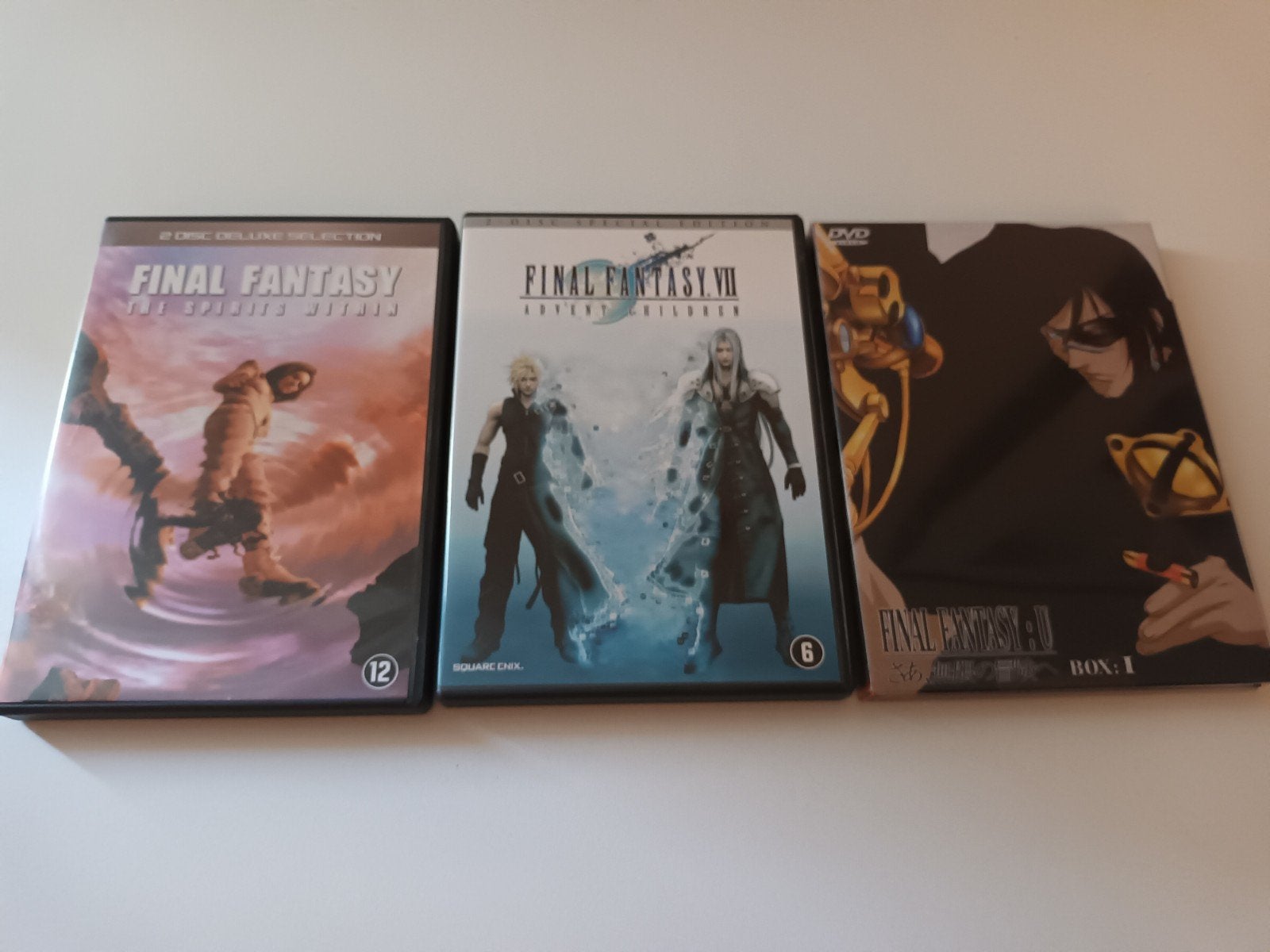 dvd pakket Final Fantasy, Ophalen of Verzenden, Zo goed als nieuw