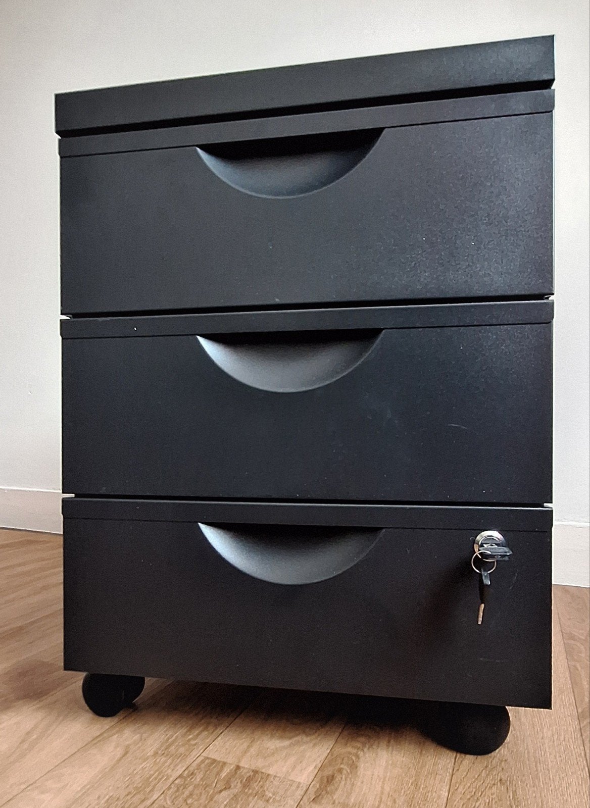 Ikea Erik Kantoorkastje - Nieuw, 3 Laden, met Slot, Ophalen