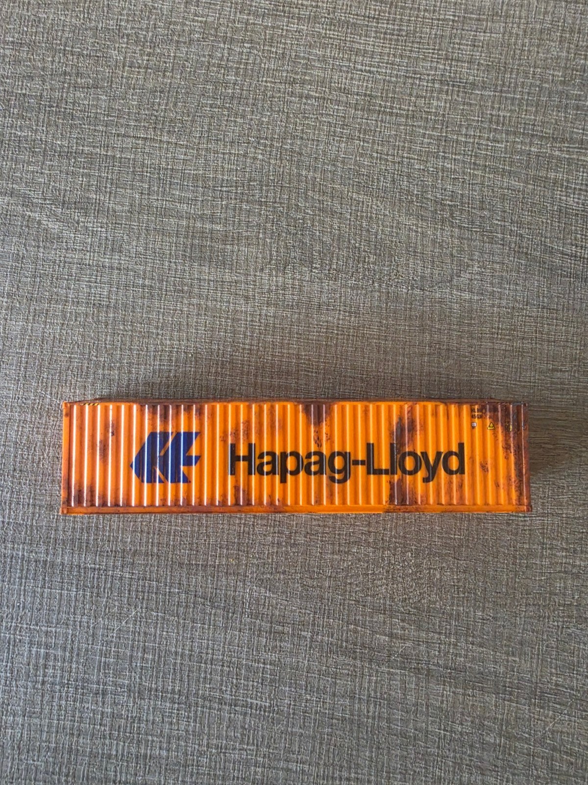 1732 herpa 40ft container hapag lloyd met roest plekken, Ophalen of Verzenden, Nieuw, Bus of Vrachtwagen, Herpa