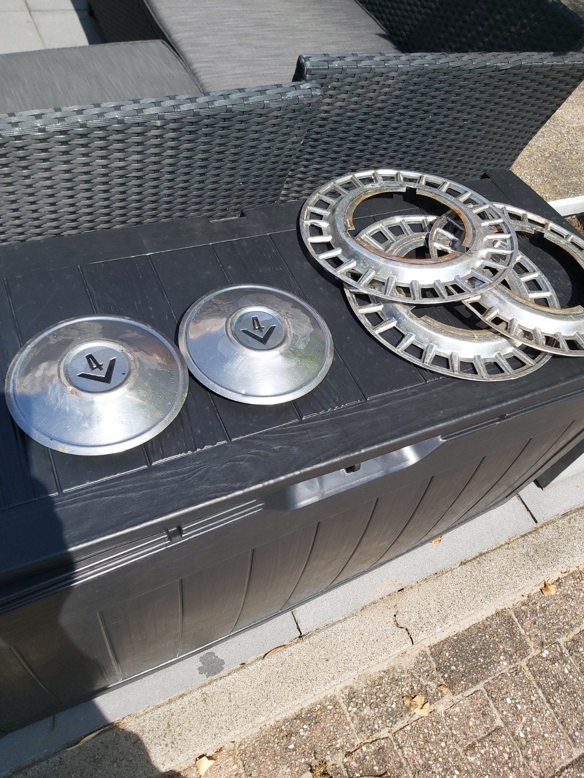 Oldtimer wieldoppen/sierringen, Ophalen of Verzenden