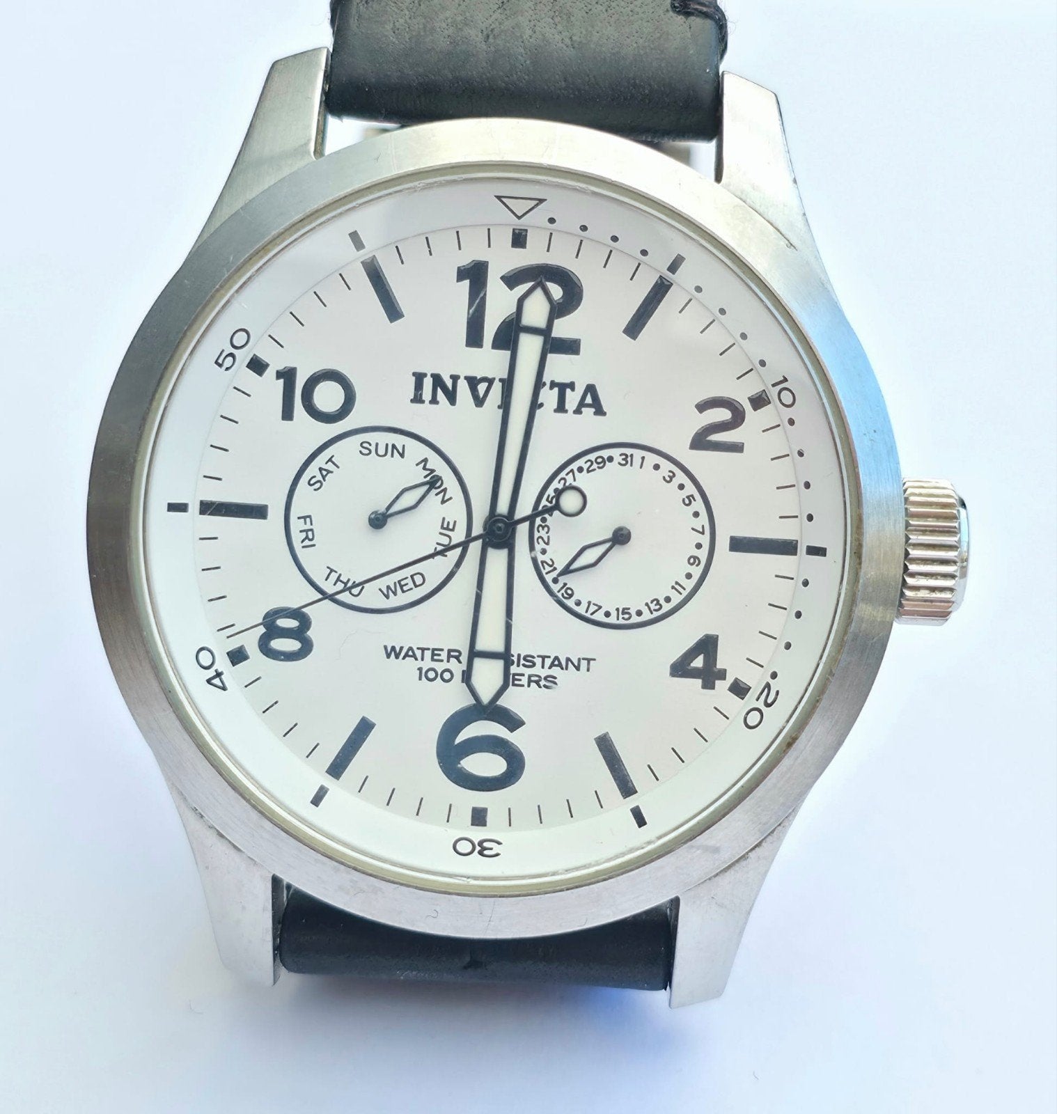 Invicte Chronograph Heren Horloge, Overige merken, Staal, Verzenden, .