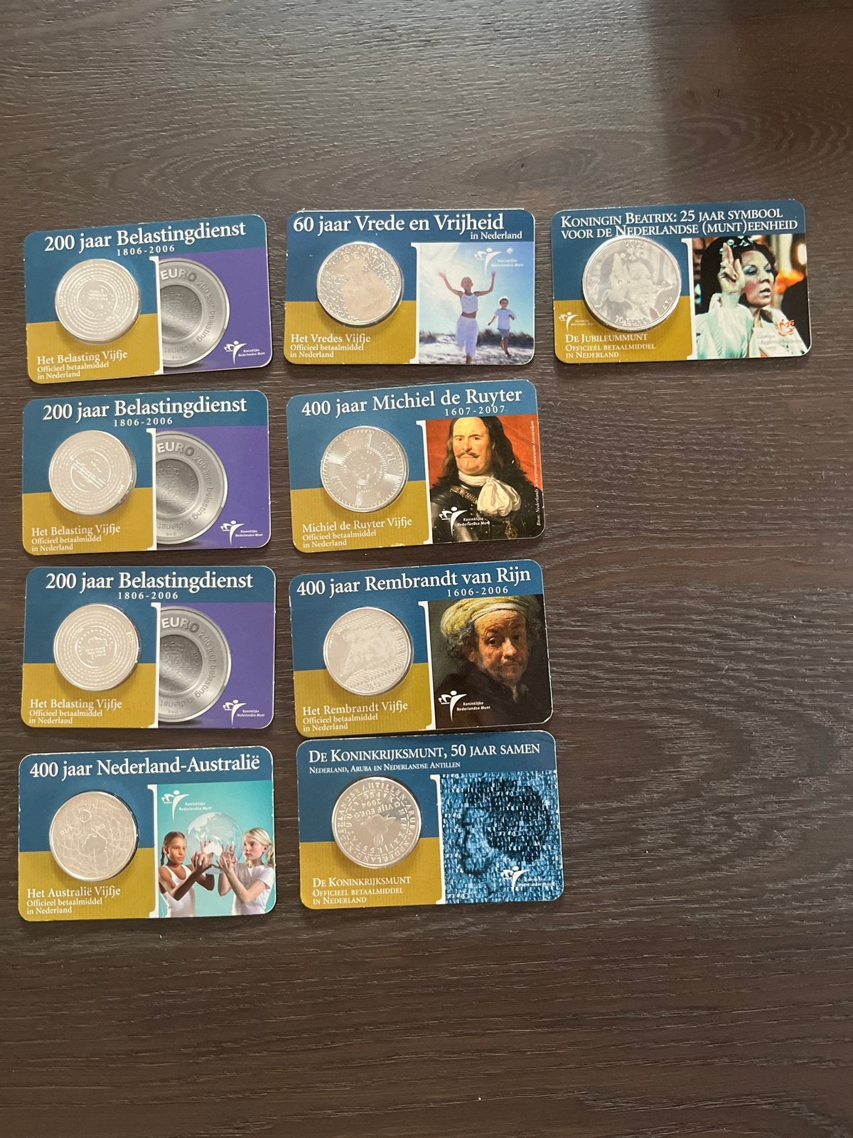 Zilveren Nederlandse herdenkingsmunten (Vijfjes), Postzegels en Munten, Munten | Nederland, Ophalen, Koningin Beatrix, Euro's