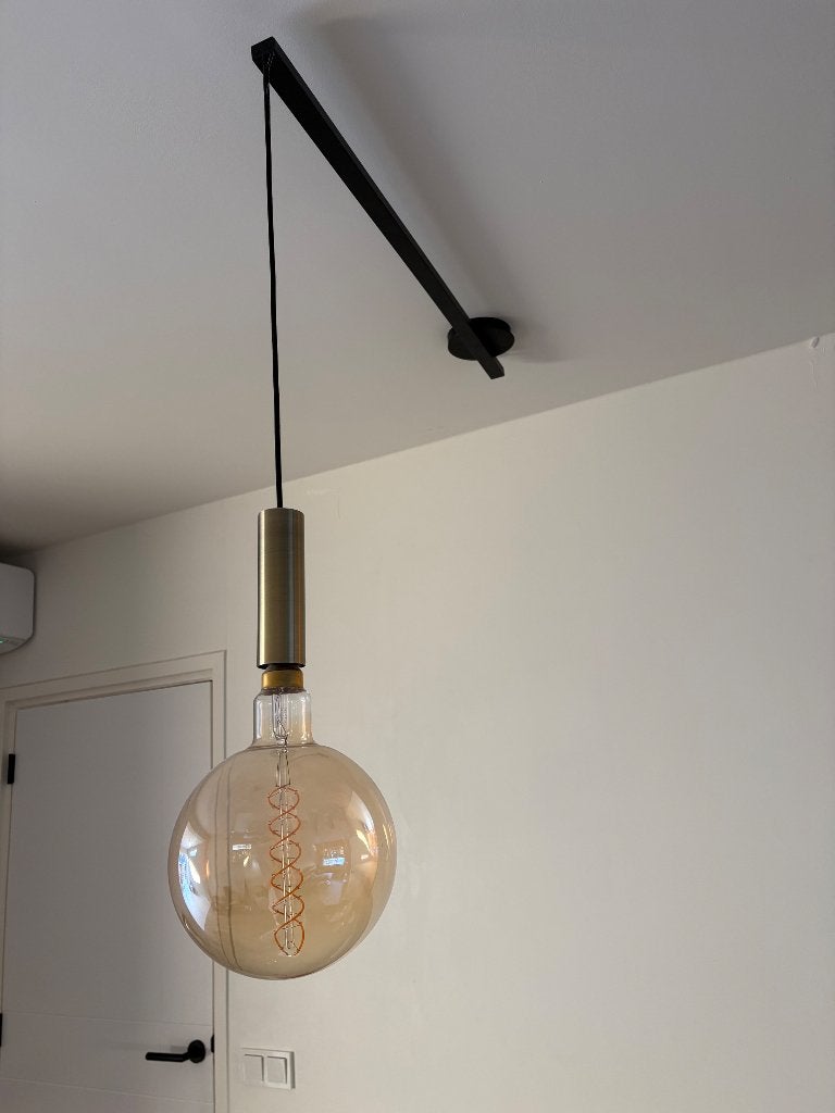 Lightswing Lamp, Ophalen, Zo goed als nieuw, Glas, Minder dan 50 cm