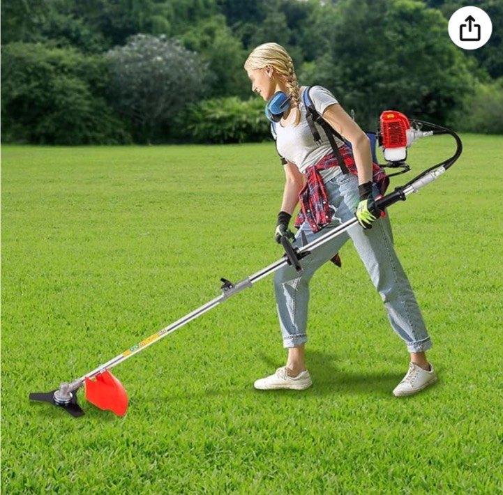 Backpack benzine maai-, snoei- en kettingzaagmachine, Ophalen, Benzine, Nieuw, Top Kraft