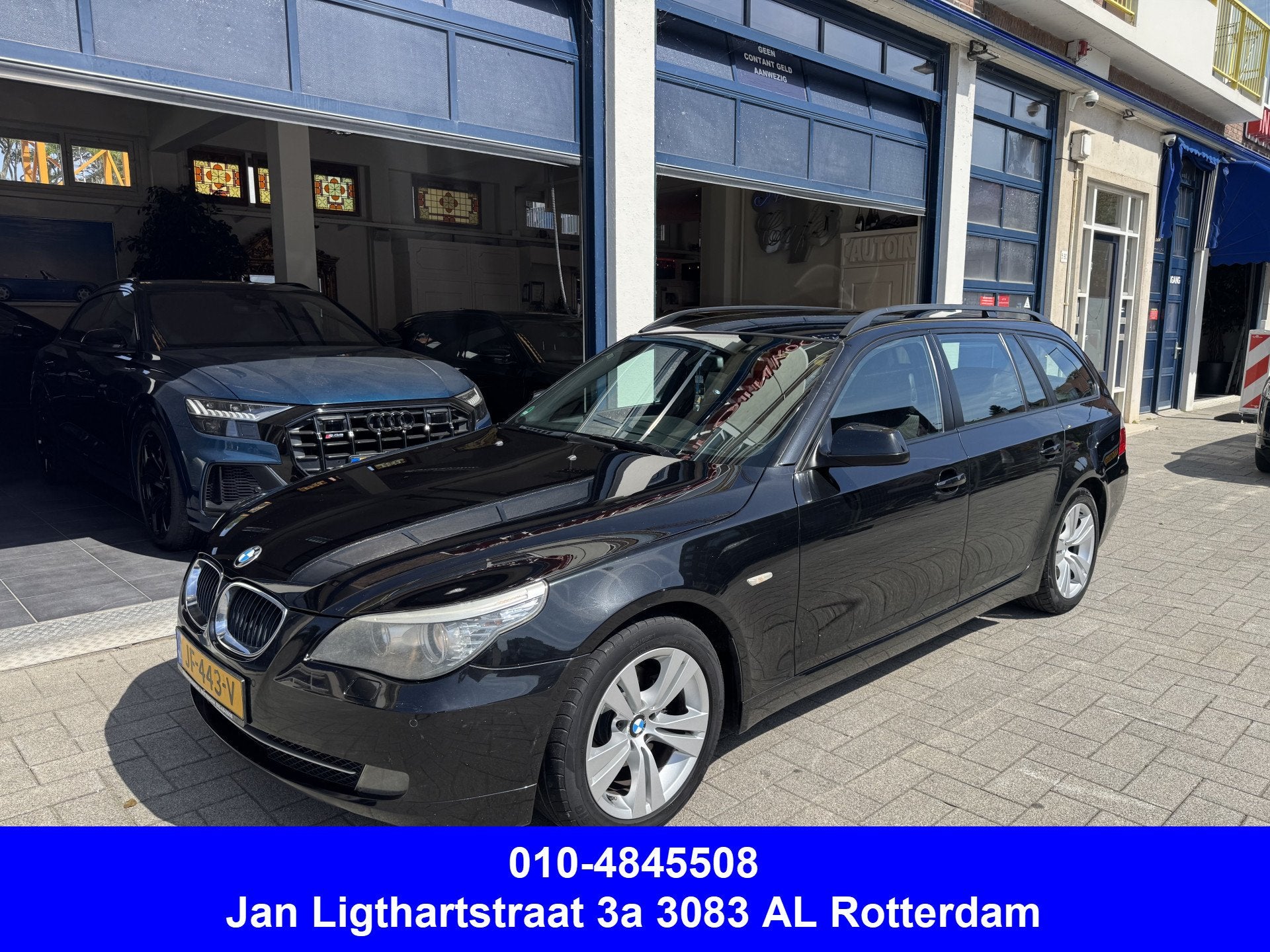 BMW 5 Serie Touring 520i Business Line TOPSTAAT (bj 2010), Achterwielaandrijving, 4 cilinders, 1535 kg, Zwart