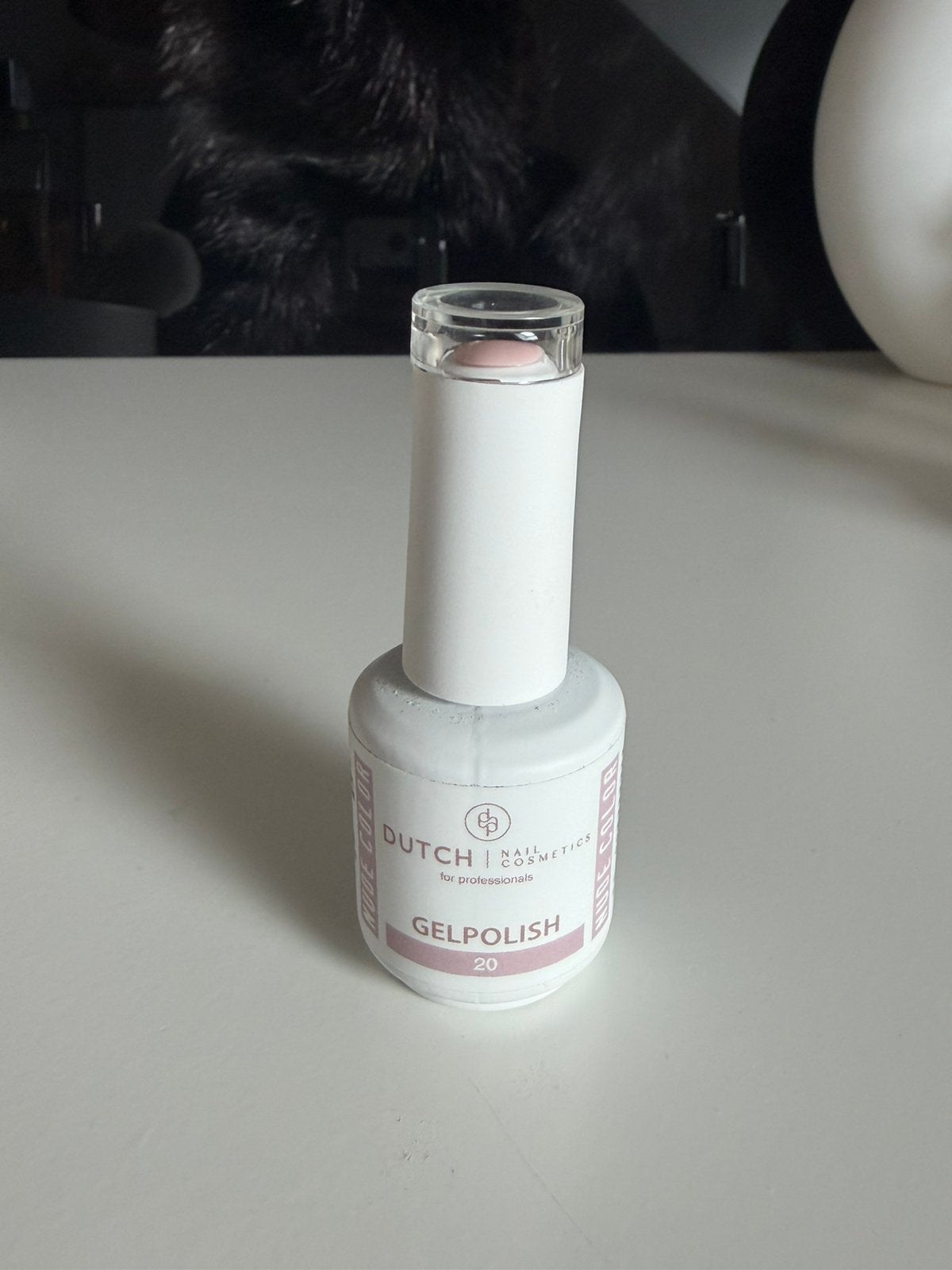 Dutch Nail Cosmetics Gel Polish 20 – Nude, Ophalen of Verzenden, Gebruikt, Handen en Nagels