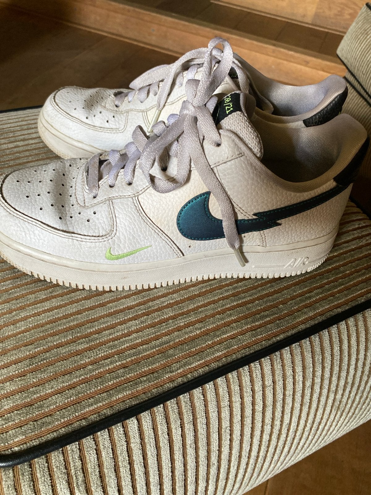 Nike Air Force 1 sneakers - Maat 40.5, Ophalen of Verzenden, Gedragen, Wit, Sneakers of Gympen
