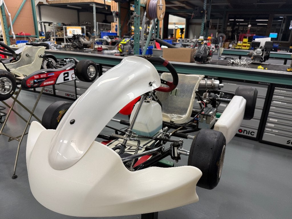 Charles Leclerc Kart met TM 60cc motor, Sport en Fitness, Ophalen, Zo goed als nieuw, Kart