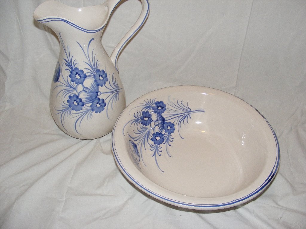 Lampetstel, blauw wit, Ophalen