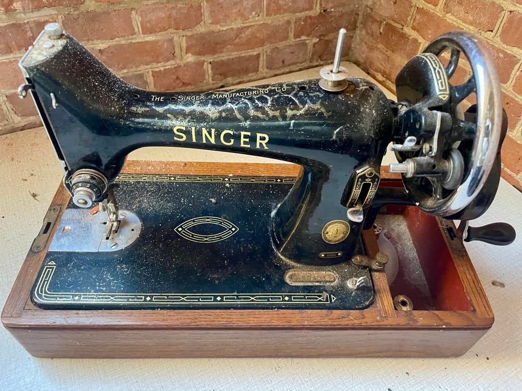 Antieke Singer Naaimachine 99k (EK603481) - Wegens Verhuizin, Ophalen of Verzenden